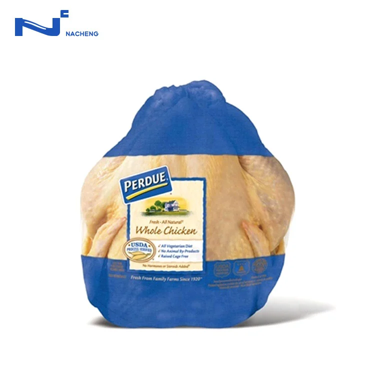 Saco retrátil de barreira para frangos inteiros